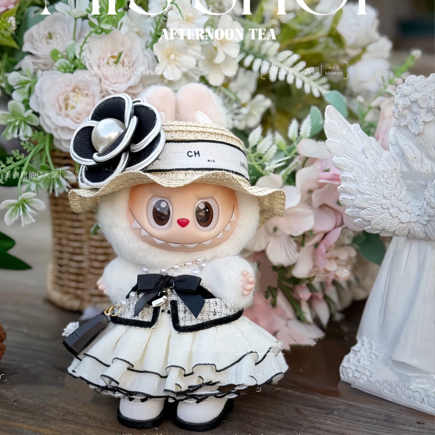 Fancy White and Black Wedding Outfit- Collectable