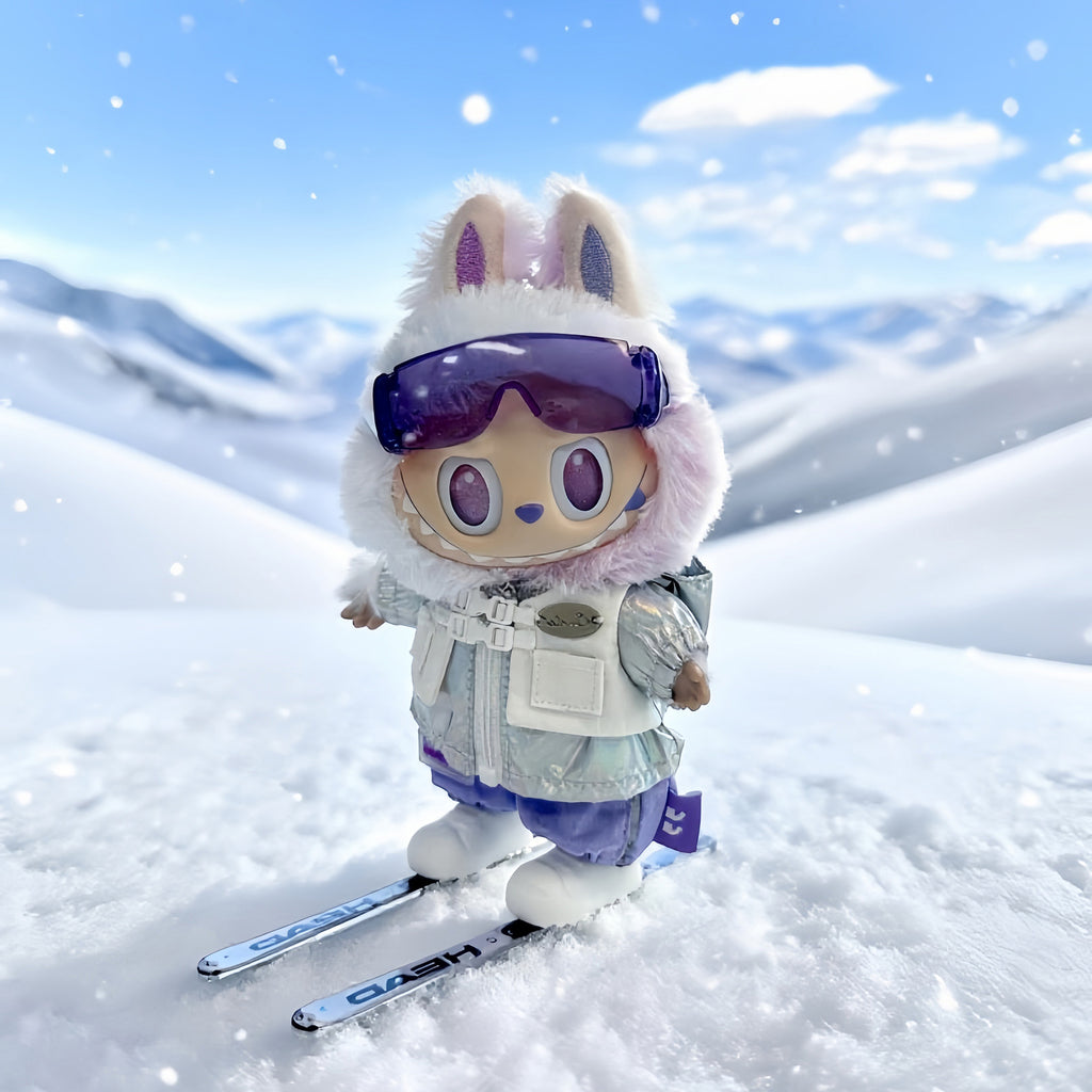 Retro Skiing outfit- Purple