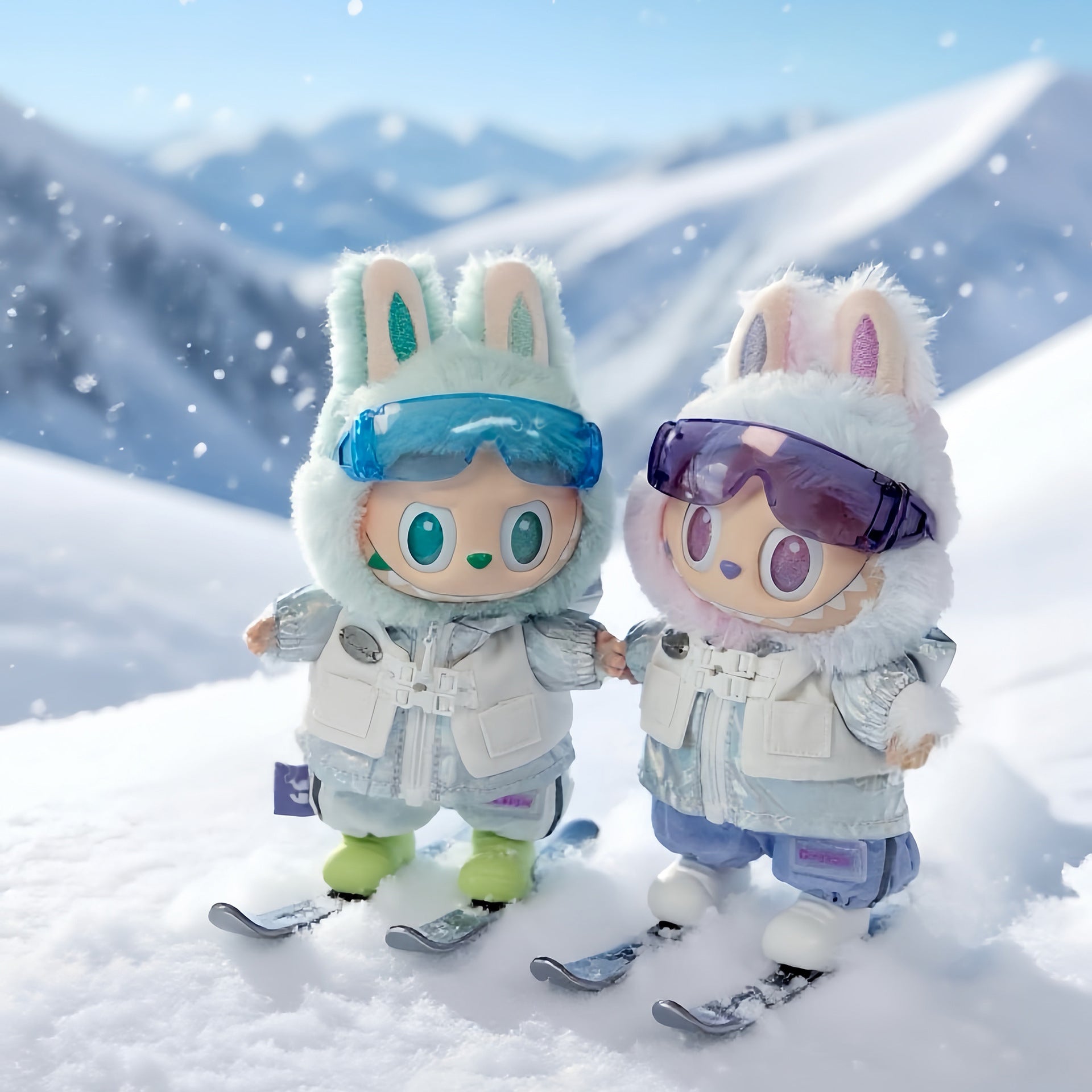 Retro Skiing outfit- Purple